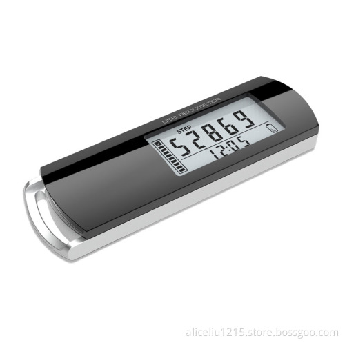 2014 Newest 30 days memory rechargeable usb pedometer with CD software usb pedometer